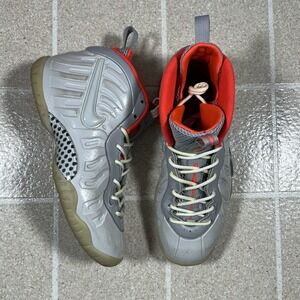 Nike Little Posite Pro Foamposite Yeezy Pure Platinum 2015 GS 644792-005‎ sz 7y